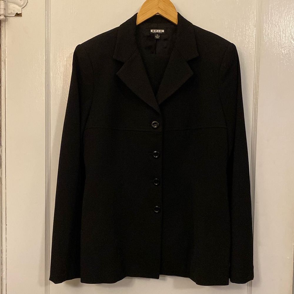 EPIC Black New York Pant Suit Women’s Size 6